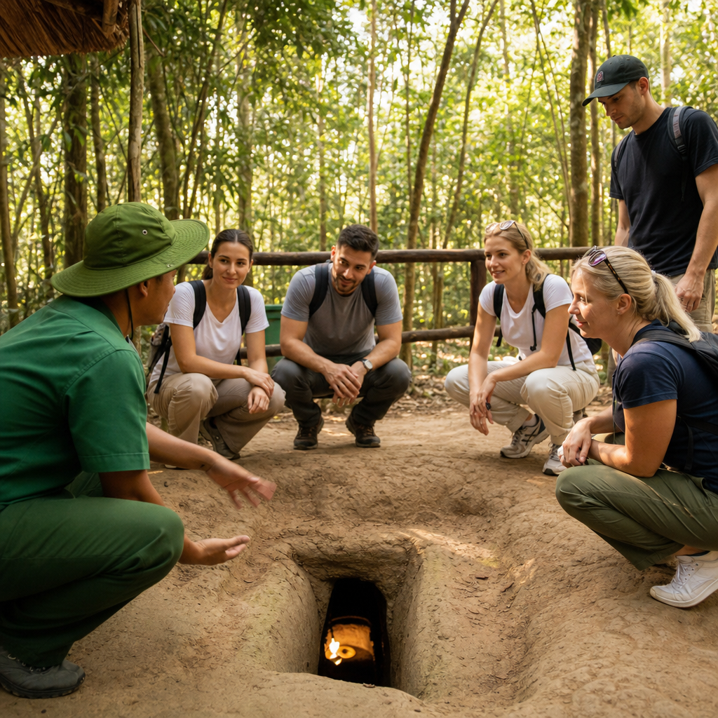 Cu Chi Tunnels half day tour from Ho Chi Minh City