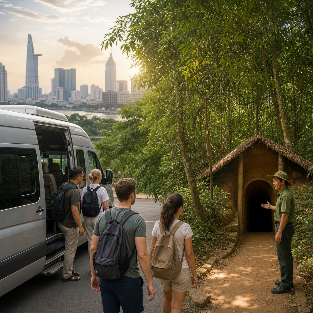 Cu Chi Tunnels speedboat tour experience